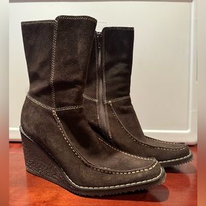 Steve Madden Whisky Wedge Heel Boots